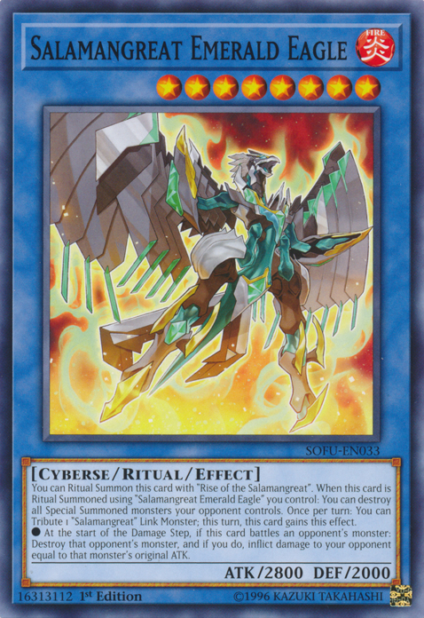 Salamangreat Emerald Eagle [SOFU-EN033] Common | The CG Realm