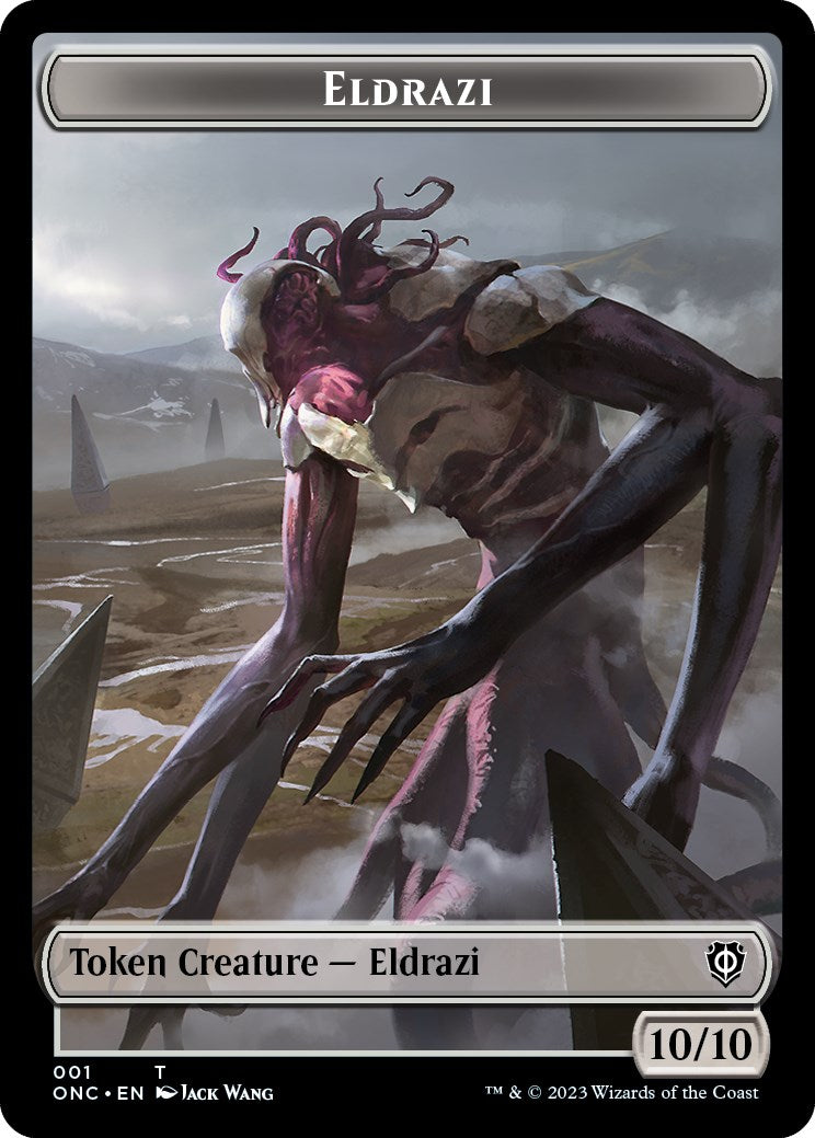 Soldier (017) // Eldrazi Double-sided Token (ONC-) - Commander: Phyrexia: All Will Be One