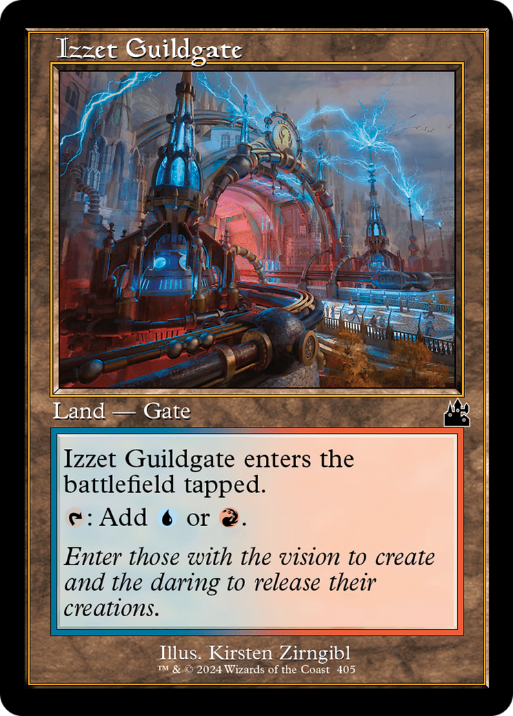 Izzet Guildgate (Retro Frame) [Ravnica Remastered] | The CG Realm