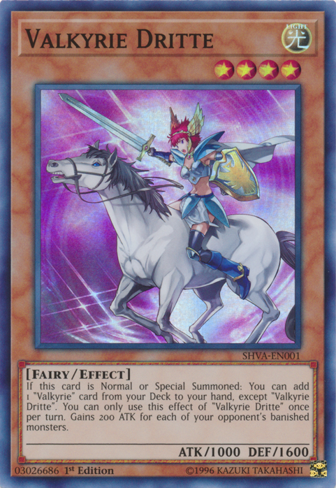 Valkyrie Dritte [SHVA-EN001] Super Rare | The CG Realm