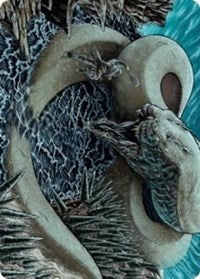 Koma, Cosmos Serpent 2 Art Card [Kaldheim Art Series] | The CG Realm