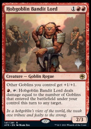 Hobgoblin Bandit Lord (Promo Pack) [Dungeons & Dragons: Adventures in the Forgotten Realms Promos] | The CG Realm