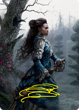 Mina Harker Art Card (Gold-Stamped Signature) [Innistrad: Crimson Vow Art Series] | The CG Realm