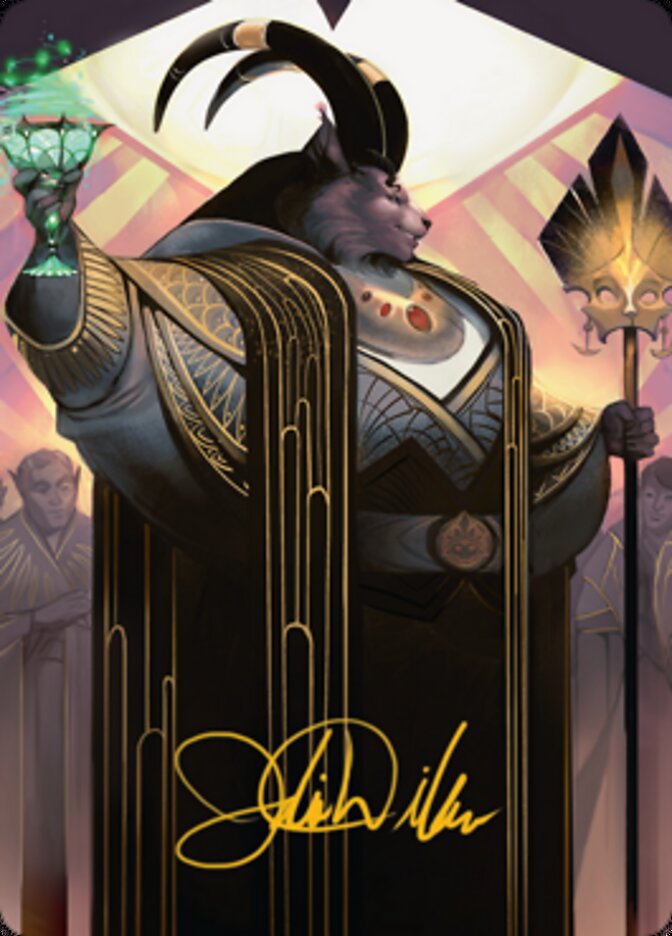 Jetmir, Nexus of Revels 2 Art Card (Gold-Stamped Signature) [Streets of New Capenna Art Series] | The CG Realm