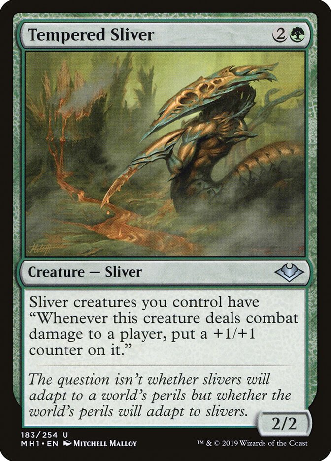 Tempered Sliver [Modern Horizons] | The CG Realm