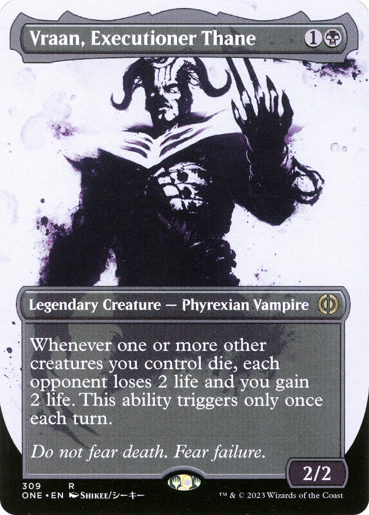 Vraan, Executioner Thane (Borderless Ichor) [Phyrexia: All Will Be One] | The CG Realm