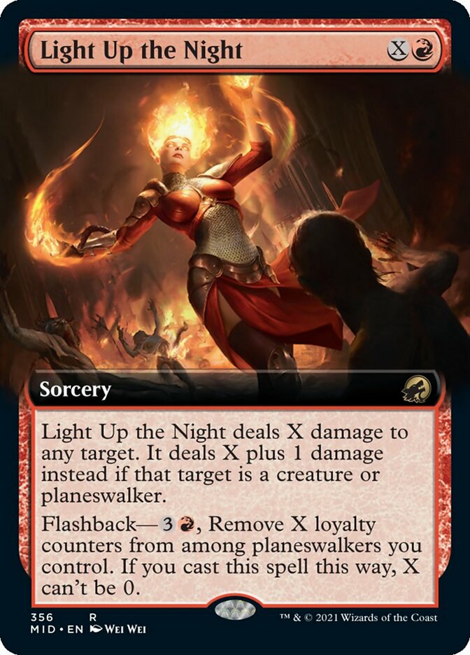 Light Up the Night (Extended Art) [Innistrad: Midnight Hunt] | The CG Realm