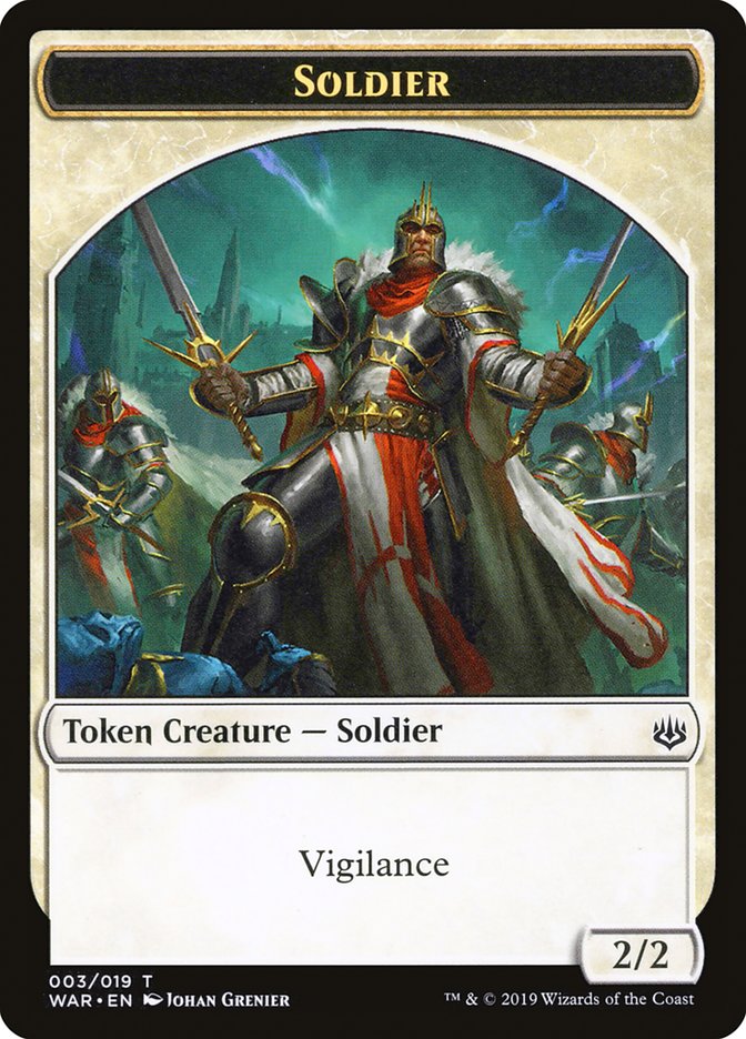 Soldier Token [War of the Spark Tokens] | The CG Realm