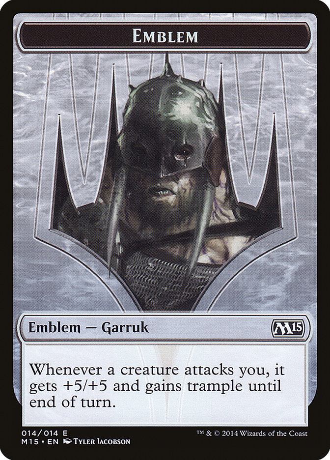 Garruk, Apex Predator Emblem [Magic 2015 Tokens] | The CG Realm