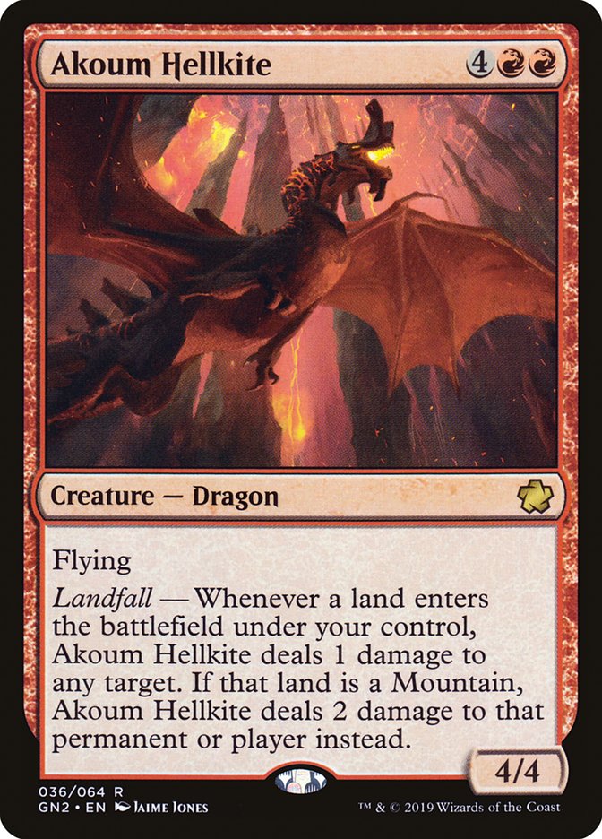 Akoum Hellkite [Game Night 2019] | The CG Realm