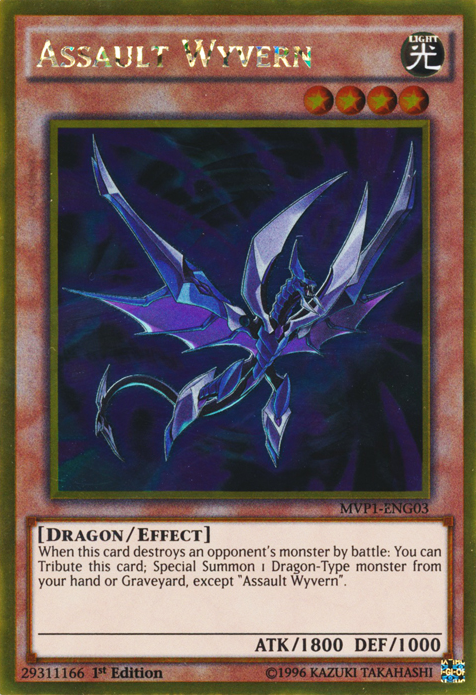Assault Wyvern [MVP1-ENG03] Gold Rare | The CG Realm