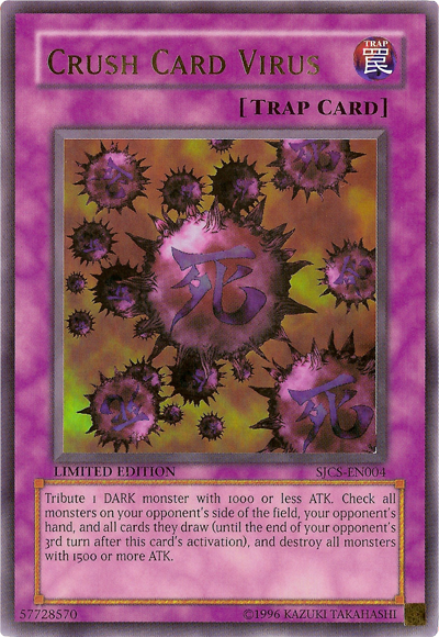 Crush Card Virus [SJCS-EN004] Ultra Rare | The CG Realm