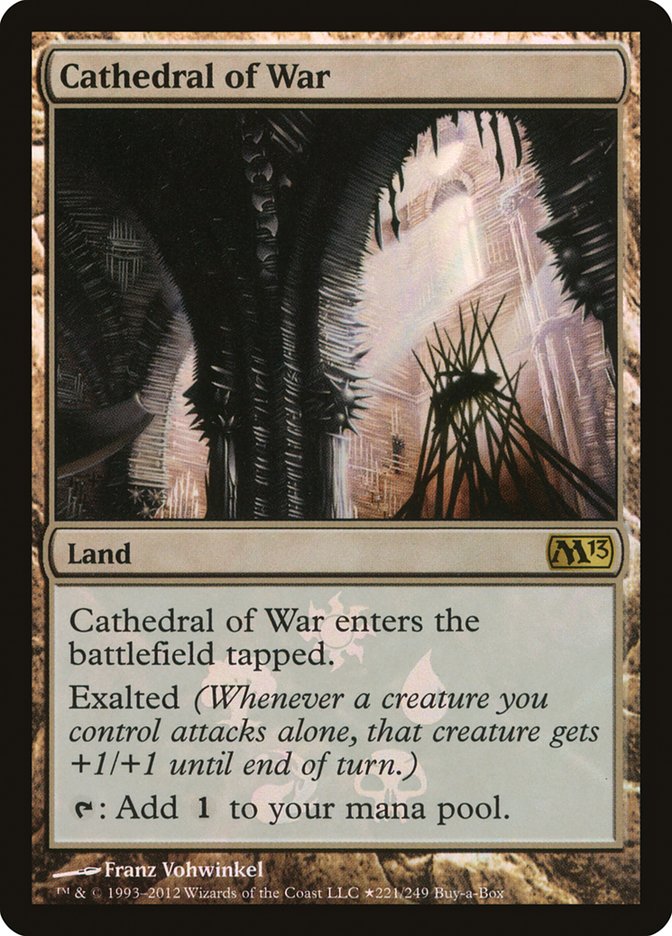 Cathedral of War (Buy-A-Box) [Magic 2013 Promos] | The CG Realm