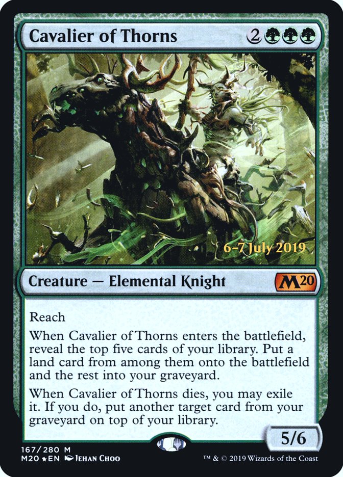 Cavalier of Thorns [Core Set 2020 Prerelease Promos] | The CG Realm