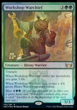 Workshop Warchief [Streets of New Capenna Prerelease Promos] | The CG Realm