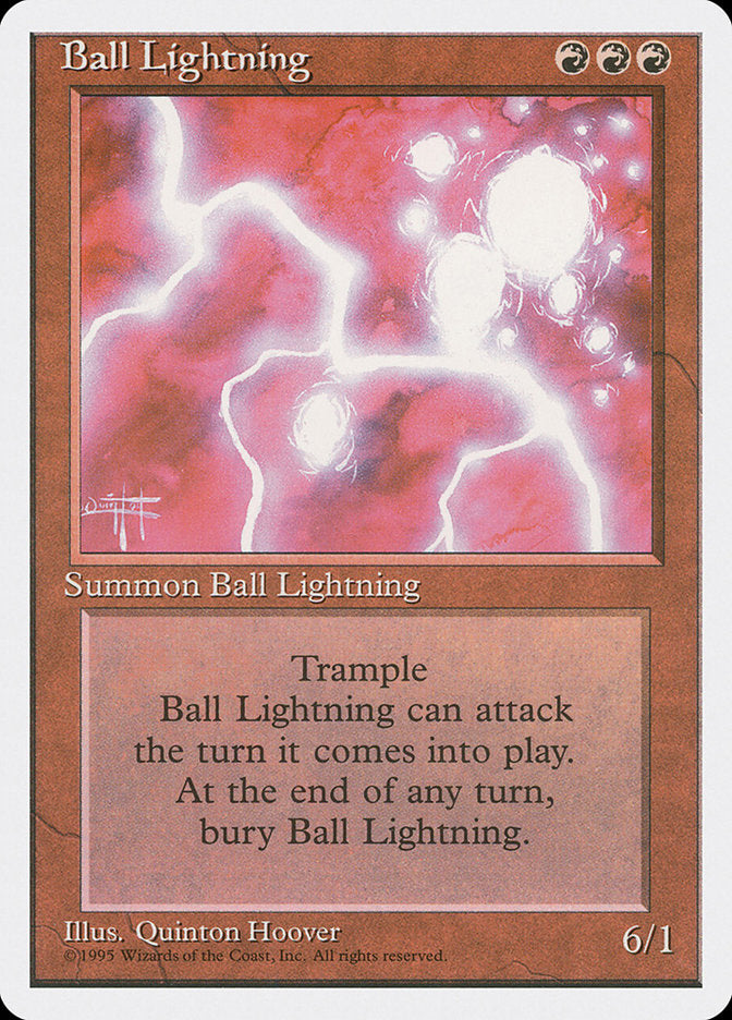 Ball Lightning [Fourth Edition] | The CG Realm