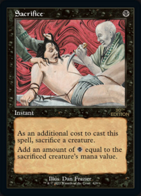 Sacrifice (Retro Frame) (30A-418) - 30th Anniversary Edition