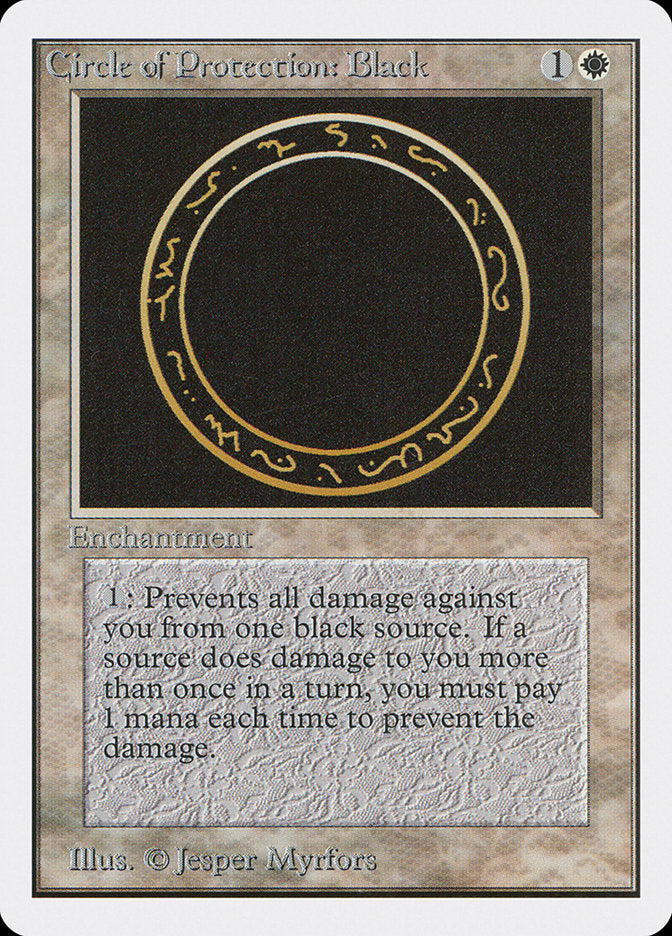 Circle of Protection: Black [Unlimited Edition] | The CG Realm