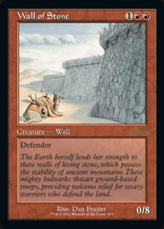 Wall of Stone (Retro Frame) (30A-475) - 30th Anniversary Edition