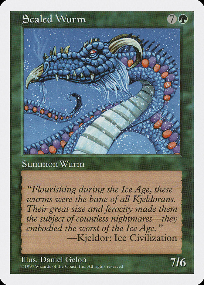 Scaled Wurm [Fifth Edition] | The CG Realm