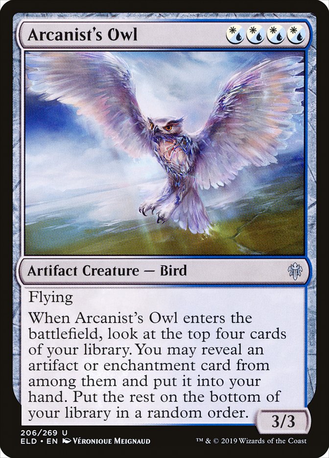 Arcanist's Owl [Throne of Eldraine] | The CG Realm