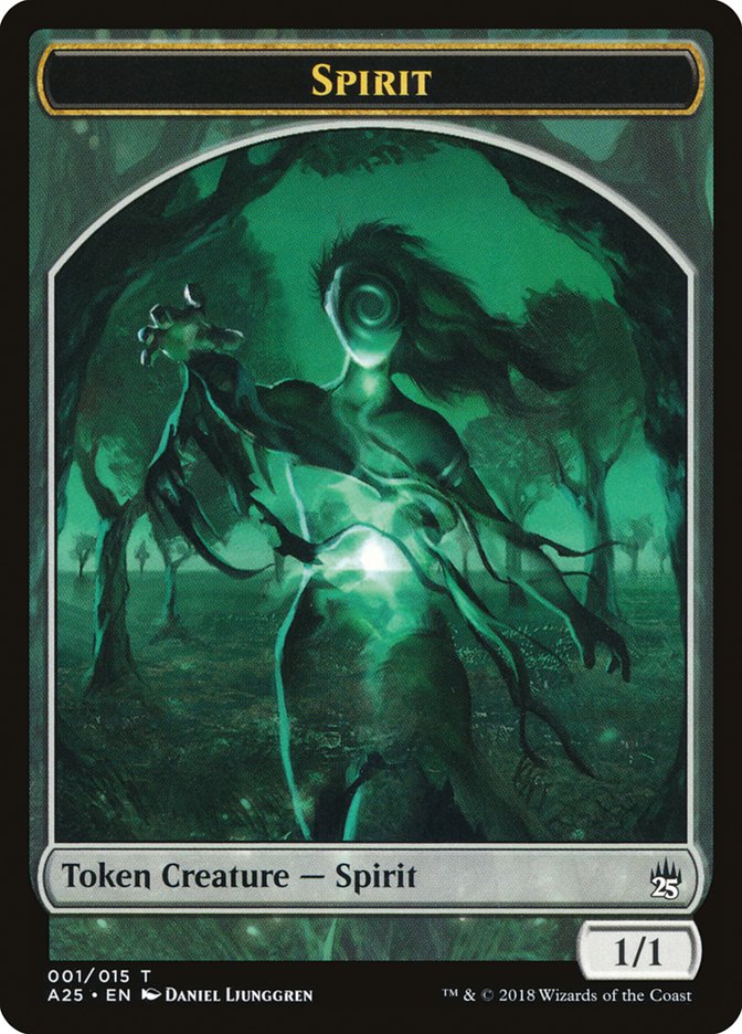 Spirit Token (001/015) [Masters 25 Tokens] | The CG Realm