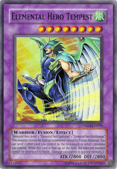 Elemental Hero Tempest [DR04-EN094] Super Rare | The CG Realm