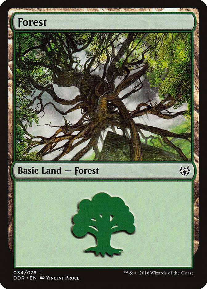 Forest (34) [Duel Decks: Nissa vs. Ob Nixilis] | The CG Realm