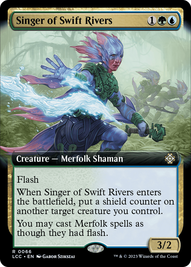 Singer of Swift Rivers (Extended Art) [The Lost Caverns of Ixalan Commander] | The CG Realm
