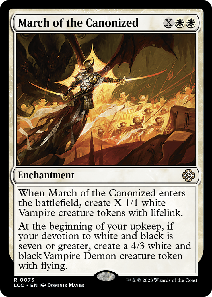 March of the Canonized [The Lost Caverns of Ixalan Commander] | The CG Realm
