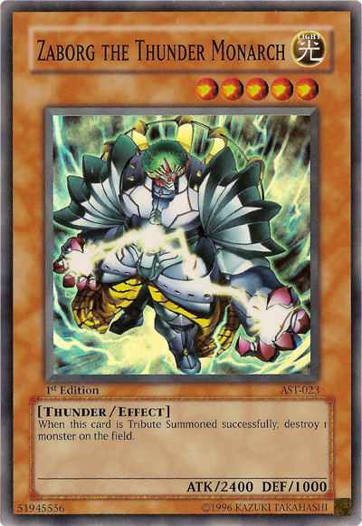 Zaborg the Thunder Monarch [AST-023] Super Rare | The CG Realm