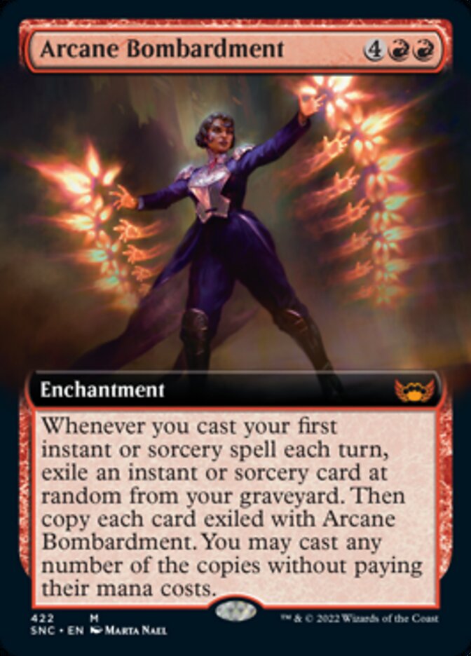 Arcane Bombardment (Extended Art) [Streets of New Capenna] | The CG Realm