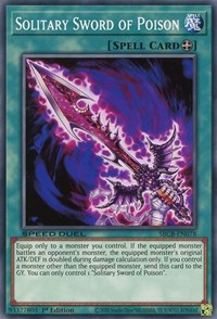 Solitary Sword of Poison [SBCB-EN078] Common | The CG Realm