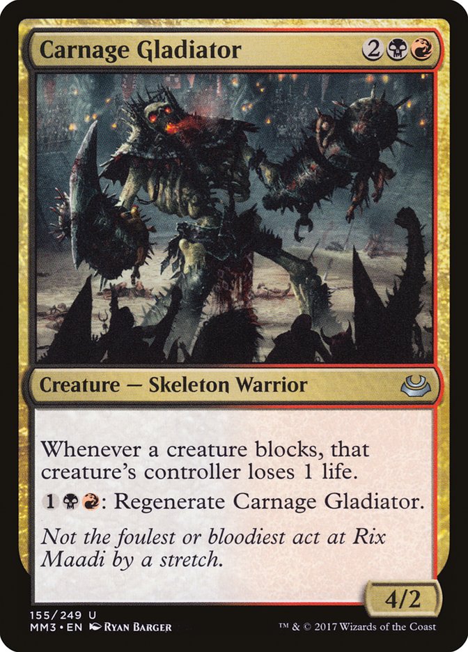Carnage Gladiator [Modern Masters 2017] | The CG Realm