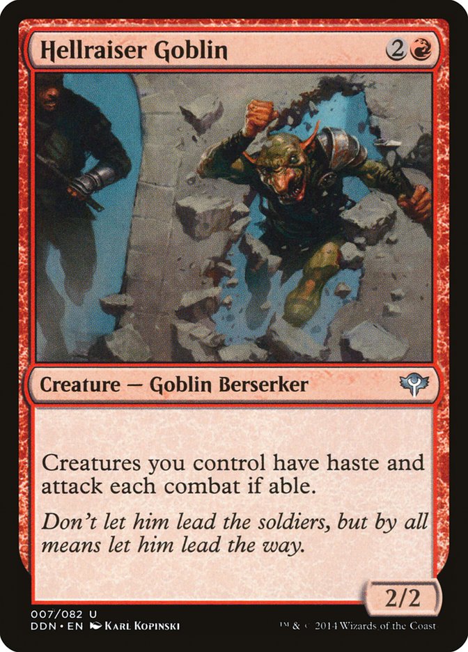 Hellraiser Goblin [Duel Decks: Speed vs. Cunning] | The CG Realm