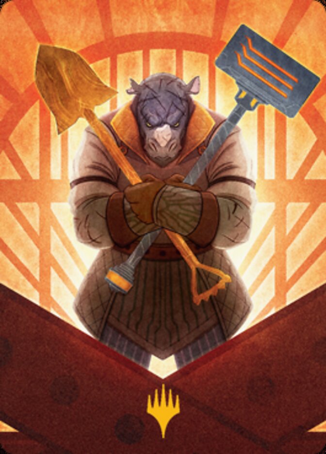 Mr. Orfeo, the Boulder Art Card (Gold-Stamped Signature) [Streets of New Capenna Art Series] | The CG Realm