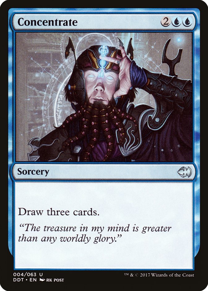 Concentrate [Duel Decks: Merfolk vs. Goblins] | The CG Realm