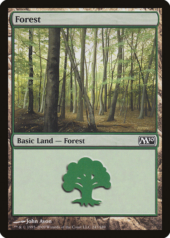 Forest (247) [Magic 2010] | The CG Realm