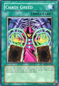 Chaos Greed [IOC-EN038] Common | The CG Realm