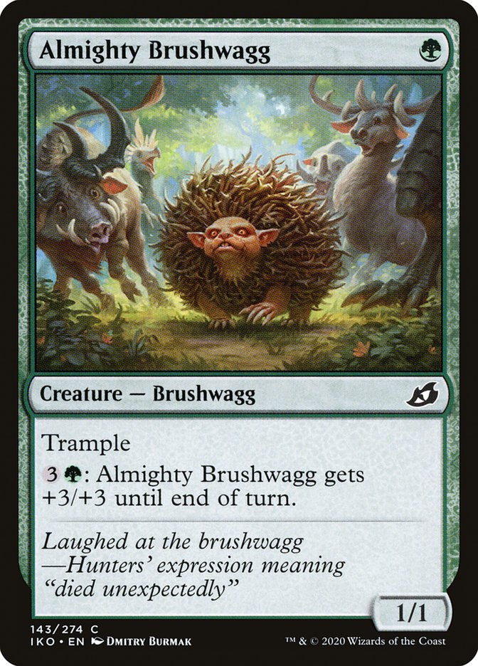 Almighty Brushwagg [Ikoria: Lair of Behemoths] | The CG Realm