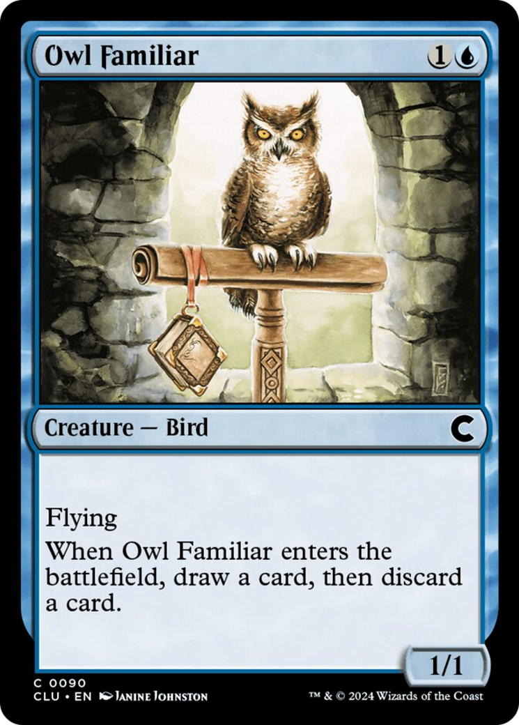 Owl Familiar [Ravnica: Clue Edition] | The CG Realm