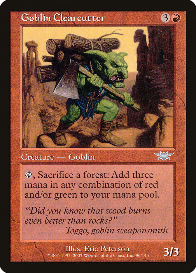 Goblin Clearcutter [Legions] | The CG Realm