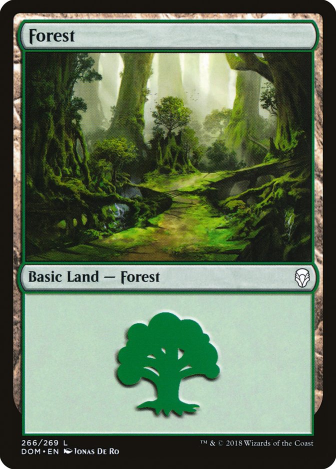 Forest (266) [Dominaria] | The CG Realm