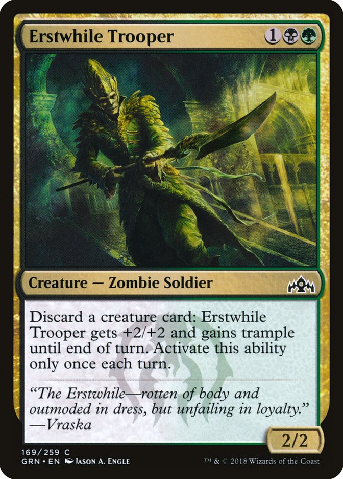 Erstwhile Trooper [Guilds of Ravnica] | The CG Realm