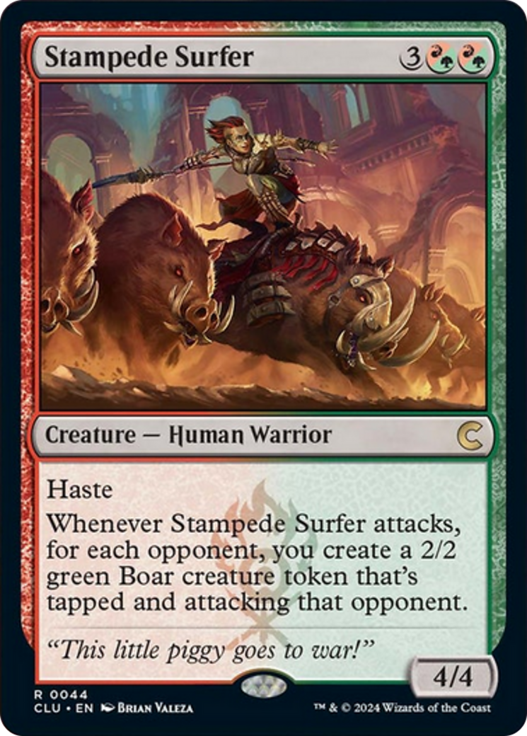 Stampede Surfer [Ravnica: Clue Edition] | The CG Realm