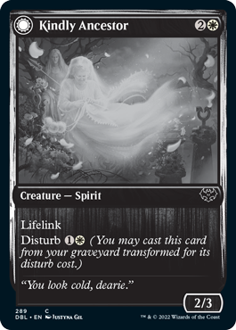Kindly Ancestor (DBL-289) - Innistrad: Double Feature: (Double Faced Transform)