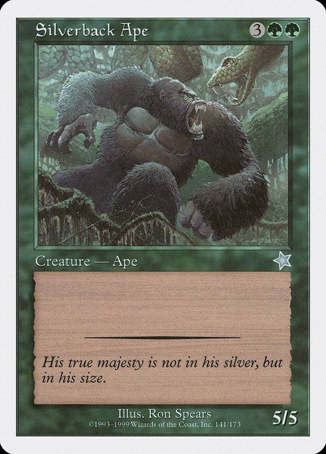 Silverback Ape [Starter 1999] | The CG Realm