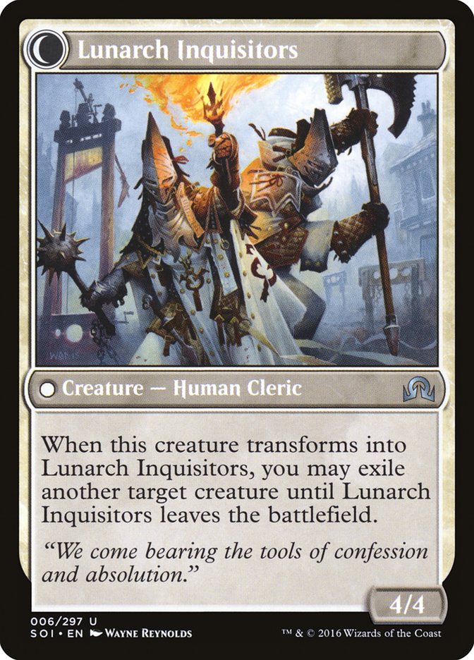 Avacynian Missionaries // Lunarch Inquisitors [Shadows over Innistrad] | The CG Realm