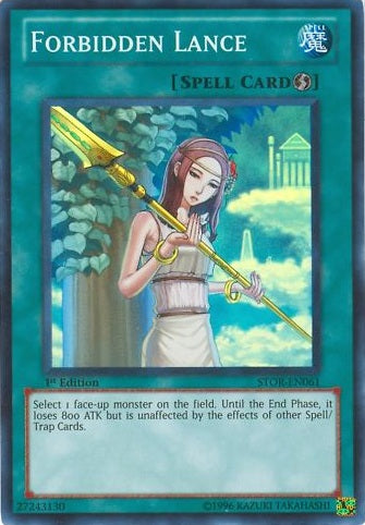 Forbidden Lance [STOR-EN061] Super Rare | The CG Realm