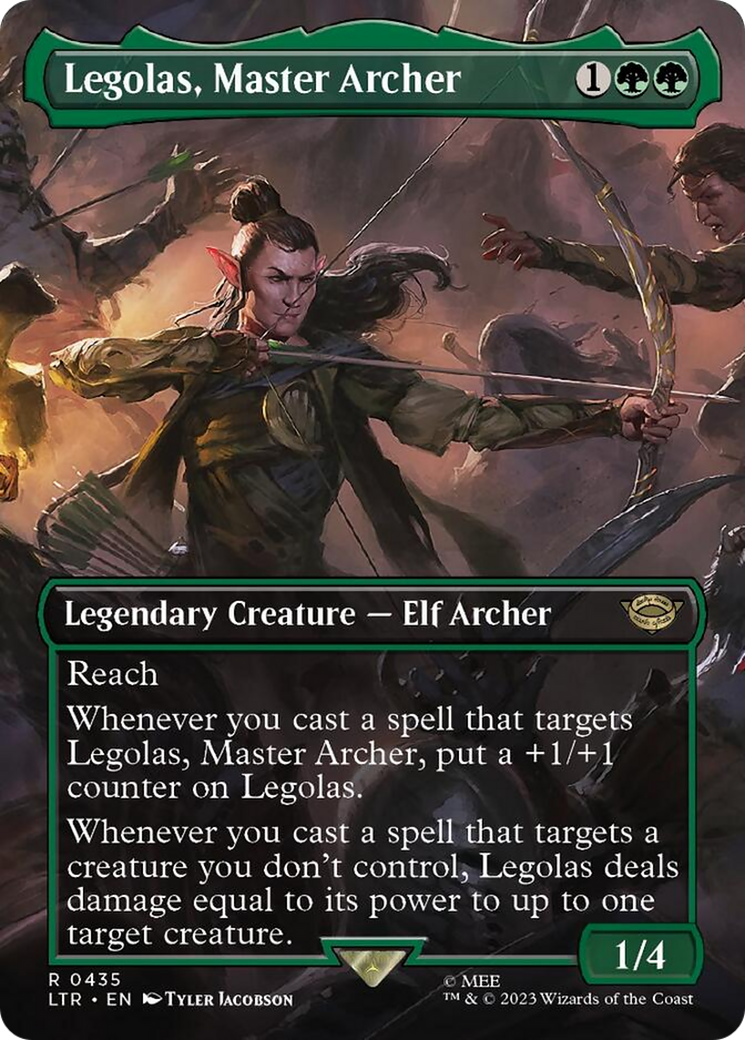 Legolas, Master Archer (Borderless Alternate Art) [The Lord of the Rings: Tales of Middle-Earth] | The CG Realm